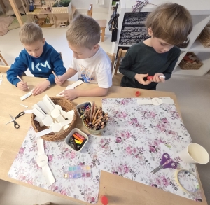 STEM pirmsskolā, nodarbība bērnudārzā Mūsu poga
